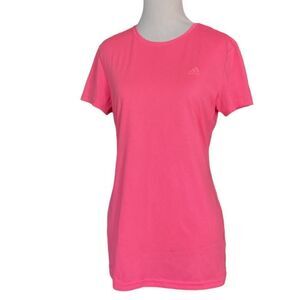 Adidas Clima Lite Hit Pink Short Sleeve Shirt